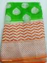 Stylish Cotton Green Color Banarasi Saree 