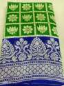 Stylish Cotton Green Color Banarasi Saree  thumb 3