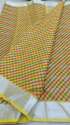 Yellow Lehriya pinted saree