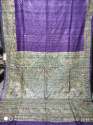 Pure Handwoven Tussar Ghicha Silk Saree  thumb 3