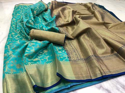 CRYSTAL SILK SAREE by New Ambica Creation