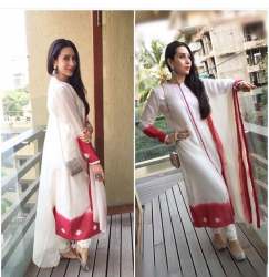 Designer White Bollywood Style Kurti 