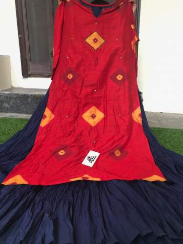 Fancy Printed Double Layer Kurti