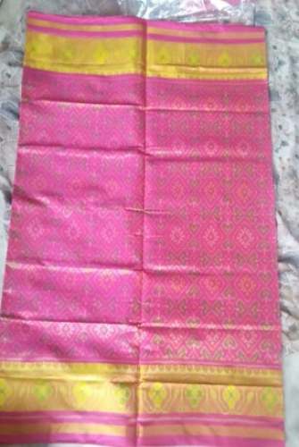 Pure Golden zari Patola Saree  by Jay Chamunda Silk Patola Art