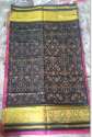 Pure Golden zari Patola Saree  thumb 3