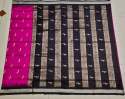 Bomkai Pure Silk Pink Color Hand loom Saree