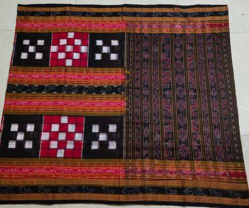 Designer Cotton Ikkat Hand loom Saree 