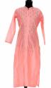Peach Color Embroidered Kurti 