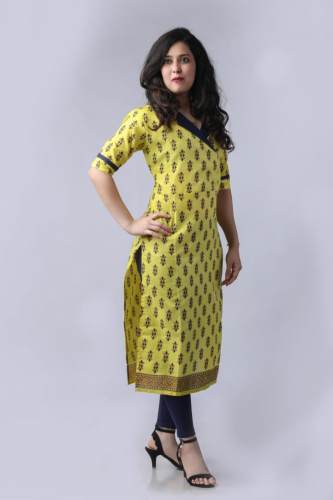 Printed Cotton Kurti by sugatu fashion