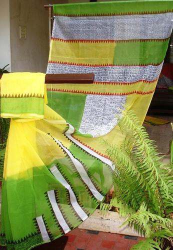 Digital Print Supernet Saree by Sunbright Textiles India Pvt Ltd