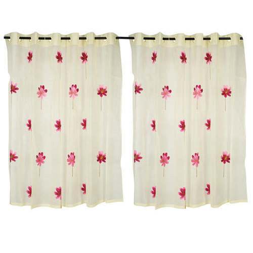 Embroidered Design window Curtain by Sunbright Textiles India Pvt Ltd