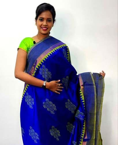 Party wear Silk Cotton Saree  by Sunbright Textiles India Pvt Ltd