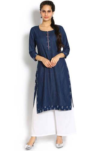 Designer Denim fabric kurti by Kinshuk Company