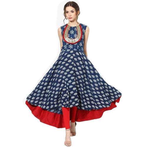 fancy Long Anarkali Kurti  by Kinshuk Company