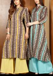 Designer Plaza with Kurti 