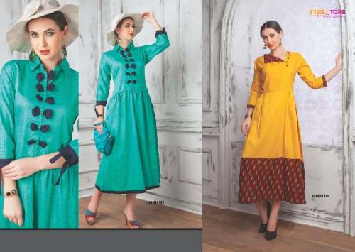 Elegant Flared Kurtis by Tips Tops
