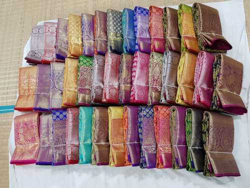 Kanchipuram Bridal SIlk Sarees 12456 by Kanchipuram Lakshaya Silk Sarees Shop Manufacturer