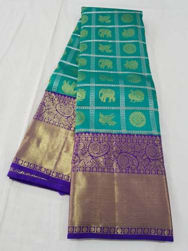 Kanchipuram Bridal SIlk Sarees 4825 by Kanchipuram Lakshaya Silk Sarees Shop Manufacturer