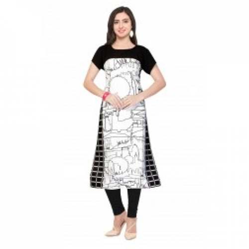 Digital Printed Crepe Kurtis  by Stylecaret