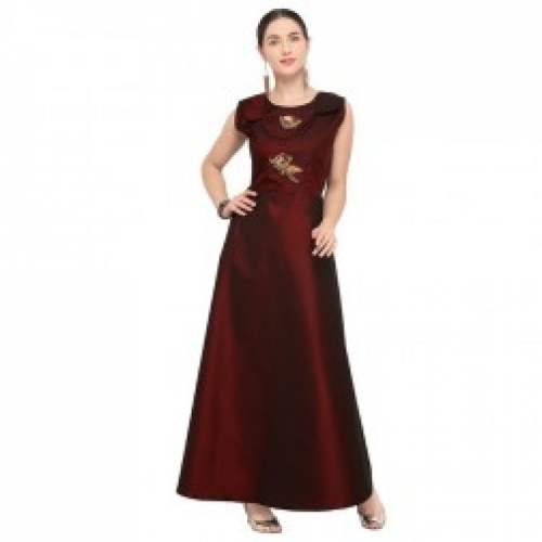 Long Heavy Satin Kurtis  by Stylecaret