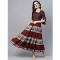 Party wear Flared Kurtis  thumb 5