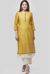 Doubled Layers chanderi silk Kurti