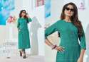 Designer Catalog Embroidered Kurti thumb 1