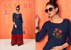 Designer Kurti with plazo set