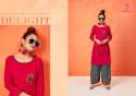 Designer Kurti with plazo set thumb 1