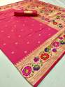 Designer Paithani Silk Saree thumb 5