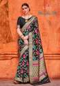 Designer Weaving Handloom Silk Saree thumb 8