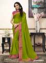 fancy-designer-green-georgette-saree