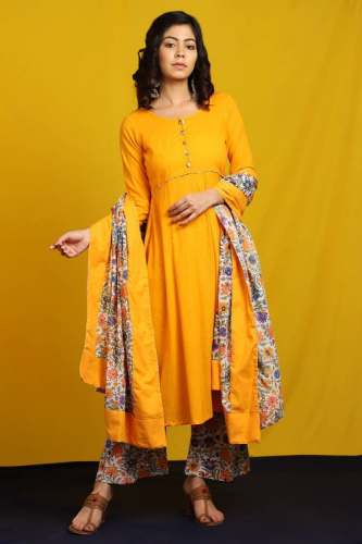 Plain Khadi cotton Kurti  by Once Apon A Trunk