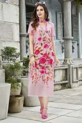Designer Digital Printed Linen Kurti  by Fabja