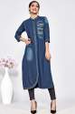 Fancy Denim kurti  thumb 1