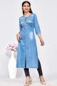 Fancy Denim kurti  thumb 2