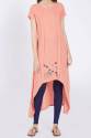 Peach Color Linen Kurti