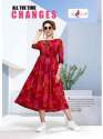 Printed Flared Kurtis Catalog  thumb 3