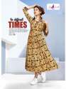 Printed Flared Kurtis Catalog  thumb 4