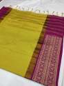 LOWVINA HUBS COTTON MANGO SAREE thumb 5