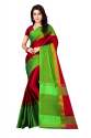 LOWVINA HUBS COTTON  SILK SAREE thumb 1