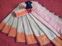 LOWVINA HUBS LINEN SILK SAREE thumb 2