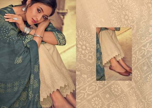 Karachi Lawn bandhini Print dress material