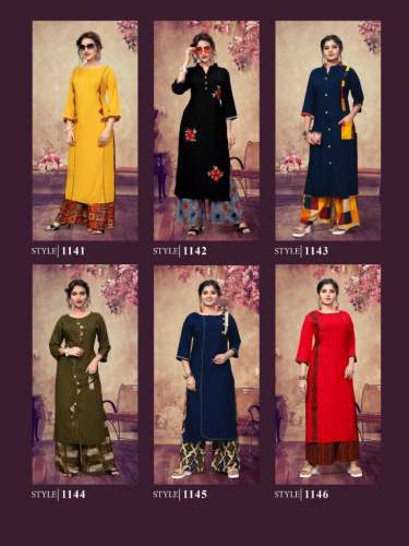 Printed Palazzo Kurti