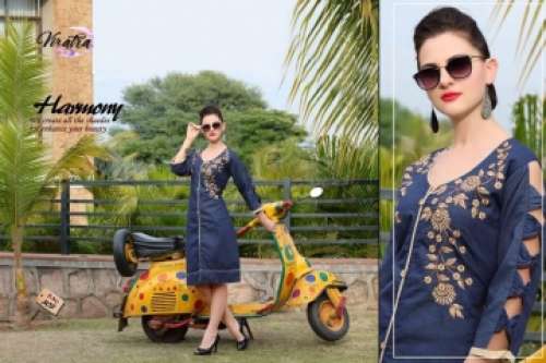 Trendy Denim Kurtis 