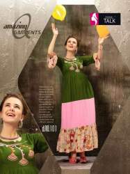 Printed Flared Kurtis 