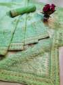 Khadi Organza Saree thumb 1