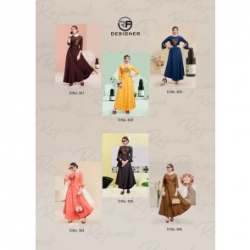 Colorful  Flared Kurtis 