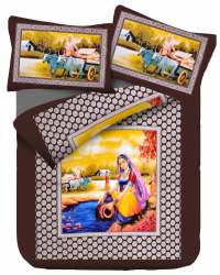 digital printed bedsheet