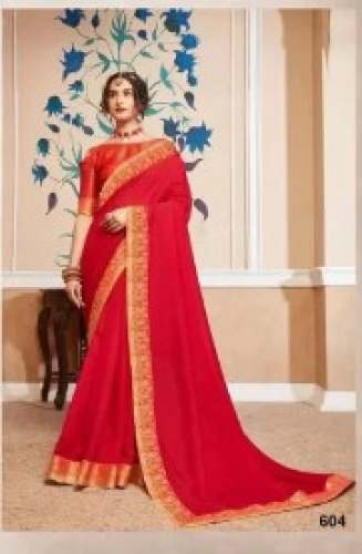 New Kalista Mallika Plain Saree by Ashirwad Creation